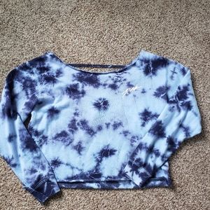 PINK cropped sweatshirt